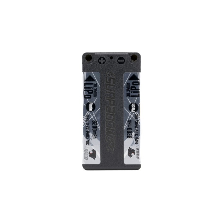Sunpadow Platin Series Lipo Battery 8200mAh 3.7V 1S2P 140C - Sunpadow