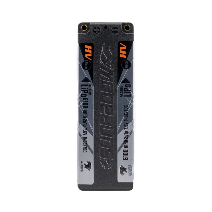 Sunpadow Platin Series Lipo Battery 6100mAh 7.6V 2S1P 140C - Sunpadow