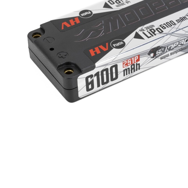Sunpadow Platin Series Lipo Battery 6100mAh 7.6V 2S1P 140C - Sunpadow