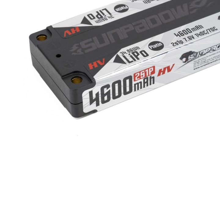 Sunpadow Platin Series Lipo Battery 4600mAh 7.6V 2S1P 140C - Sunpadow