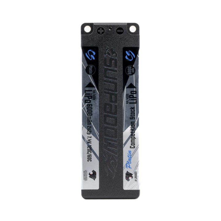 Sunpadow Platin Series Lipo Battery 6000mAh 7.4V 2S2P 120C - Sunpadow