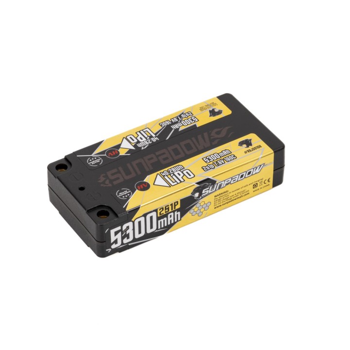 Sunpadow Champion Series Lipo Battery 5300mAh 7.6V 2S1P 160C - Sunpadow
