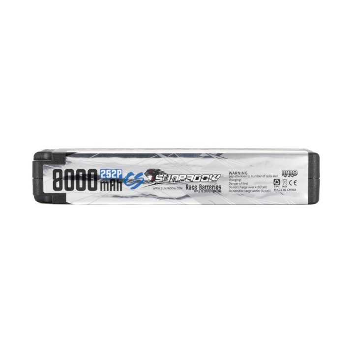 Sunpadow Platin Series Lipo Battery 8000mAh 7.4V 2S2P 130C - Sunpadow